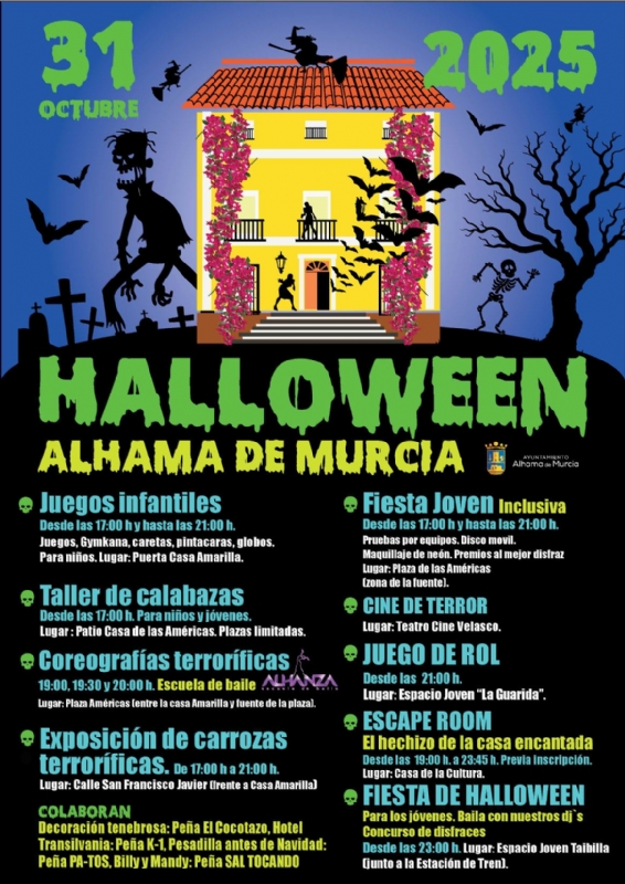 HALLOWEEN EN ALHAMA: Coreografías terroríficas