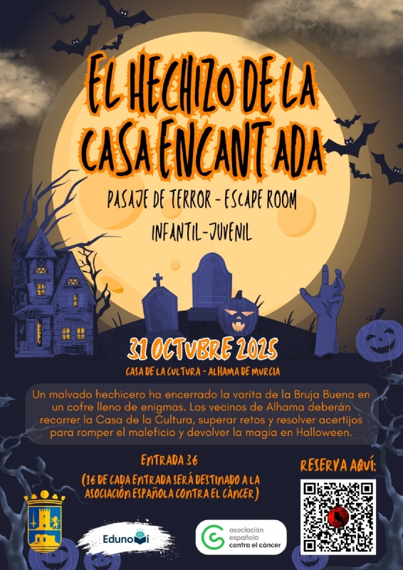 HALLOWEEN EN ALHAMA. Escape Room 