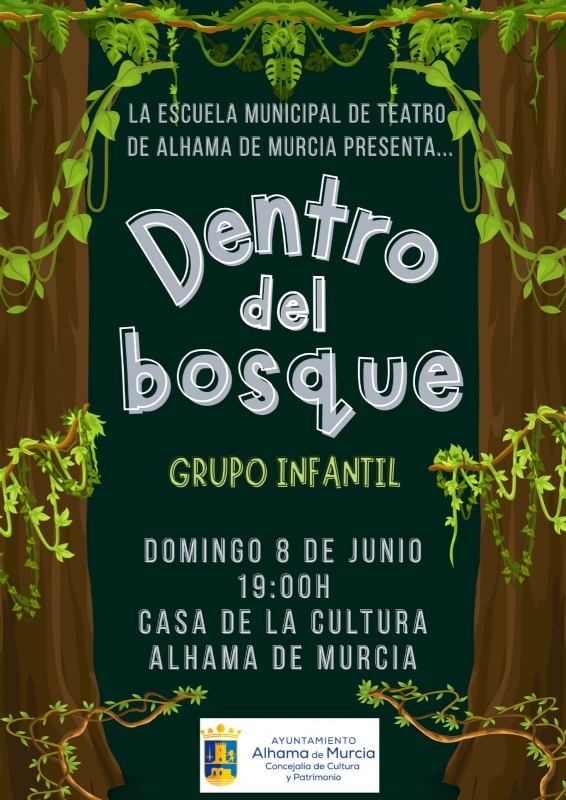 TALLER MUNICIPAL DE TEATRO: Dentro del Bosque. Grupo Infantil.
