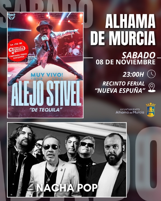 NACHA POP and ALEJO STIVEL concerts
