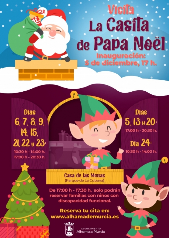 Inauguración de la Casita de Papá Noel