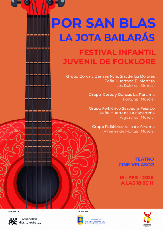 FESTIVAL INFANTIL Y JUVENIL DE FOLKLORE 2026: 
