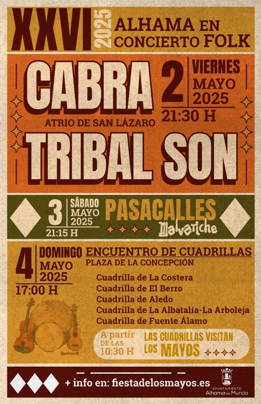 MAYOS 2025: the 24th annual Alhama in Folk Concert 