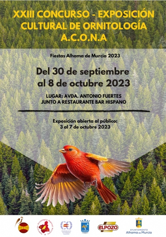 FERIA 2023: XXIII CONCURSO EXPOSICIÓN CULTURAL DE ORNITOLOGÍA FERIA DE ALHAMA - 1