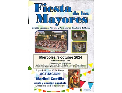 FERIA 2024: Fiesta de CONVIVENCIA PARA MAYORES