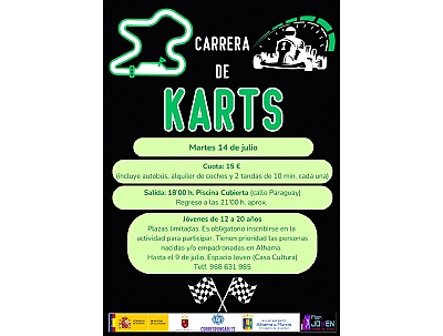 VERANO JOVEN 2026: CARRERA DE KARTS