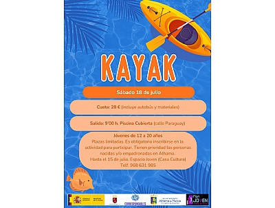 VERANO JOVEN: KAYAK DE MAR