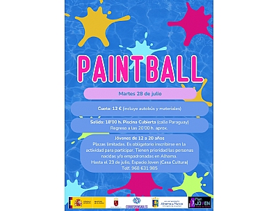 VERANO JOVEN: PAINTBALL VERANO JOVEN: PAINTBALL