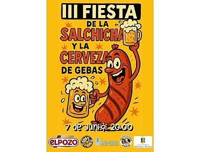 III FIESTA DE LA SALCHICHA Y LA CERVEZA EN GEBAS III FIESTA DE LA SALCHICHA Y LA CERVEZA EN GEBAS