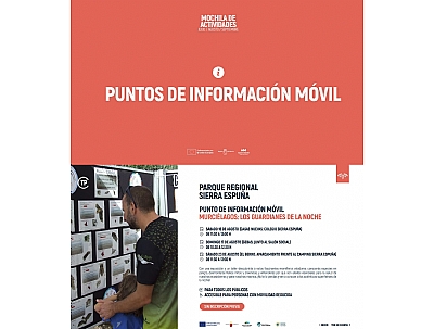 MOCHILA DE ACTIVIDADES-PUNTO DE INFORMACIÓN MÓVIL: Murciélagos, los guardianes de la NOCHE MOCHILA DE ACTIVIDADES-PUNTO DE INFORMACIÓN MÓVIL: Murciélagos, los guardianes de la NOCHE