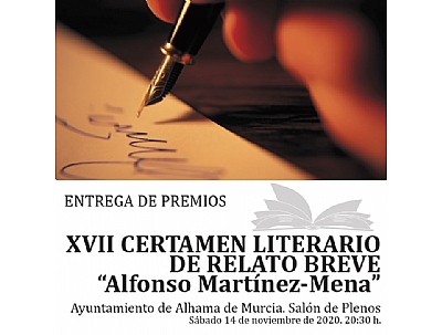 XVII CERTAMEN LITERARIO DE RELATO BREVE XVII CERTAMEN LITERARIO DE RELATO BREVE