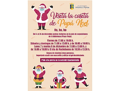 NAVIDAD 2020: VISITA LA CASITA DE PAPÁ NOEL NAVIDAD 2020: VISITA LA CASITA DE PAPÁ NOEL