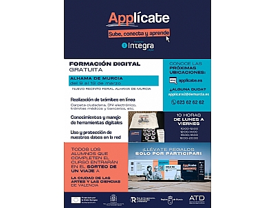 APPLÍCATE, SUBE, CONECTA Y APRENDE: FORMACIÓN DIGITAL GRATUITA APPLÍCATE, SUBE, CONECTA Y APRENDE: FORMACIÓN DIGITAL GRATUITA