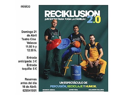 Imagen de ESPECTÁCULO MUSICAL RECIKLUSION 2.0