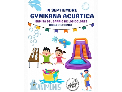 FIESTAS DEL BARRIO: Divertida GYMKANA ACUÁTICA