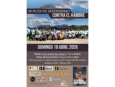 XII RUTA DE SENDERISMO CONTRA EL HAMBRE
