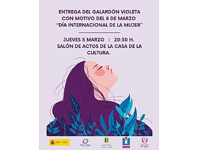 Imagen de 8M DÍA INTERNACIONAL DE LA MUJER: Entrega del XXX Galardón Violeta