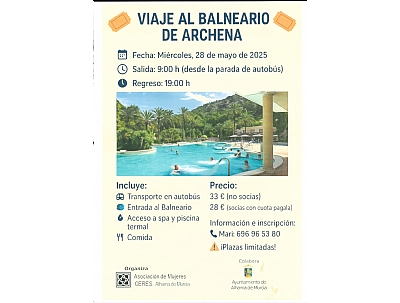 VIAJE AL BALNEARIO DE ARCHENA VIAJE AL BALNEARIO DE ARCHENA