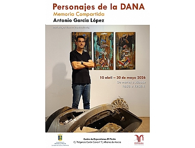 Imagen de EXPOSICIÓN “PERSONAJES DE LA DANA. MEMORIA COMPARTIDA”.