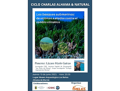 CICLO CHARLAS ALHAMA & NATURAL: LOS BOSQUES SUBMARINOS 