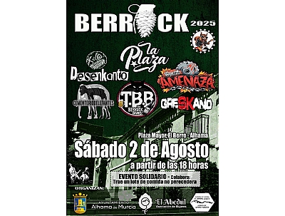 FESTIVAL SOLIDARIO BERROCK 2025 FESTIVAL SOLIDARIO BERROCK 2025