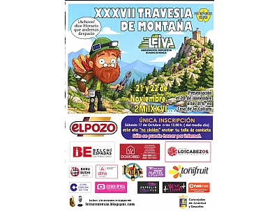 PRESENTACIÓN DE LA XXXVII TRAVESÍA DE MONTAÑA