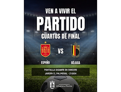 Imagen de DISFRUTA DEL PARTIDO ESPAÑA-BÉLGICA EN EL PALMERAL