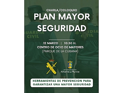 Imagen de Charla/Coloquio PLAN MAYOR SEGURIDAD