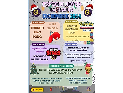 NAVIDAD 2024 EN ESPACIO JOVEN LA GUARIDA: TORNEO PING PONG