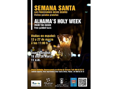 VISITA GUIADA EN INGLÉS: Alhama's Holy Week. From the Inside.