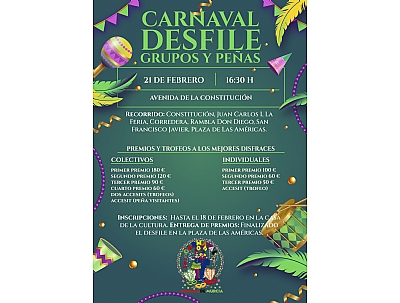CARNAVAL 2026: DESFILE DE GRUPOS Y PEÑAS