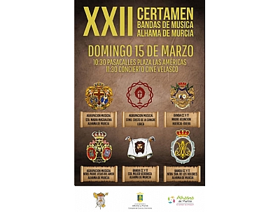 PASACALLES DEL XXII CERTAMEN DE BANDAS DE SEMANA SANTA Imagen de PASACALLES DEL XXII CERTAMEN DE BANDAS DE SEMANA SANTA