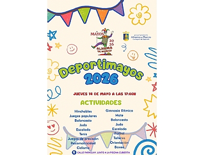 Imagen de MAYOS 2026: DEPORTIMAYOS