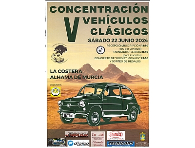 FIESTAS DE LA COSTERA 2024: V CONCENTRACIÓN VEHÍCULOS CLÁSICOS 