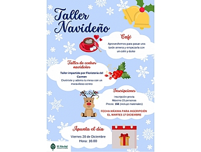 Imagen de NAVIDAD EN EL BERRO: CAFÉ CON TALLER DE CENTROS NAVIDEÑOS