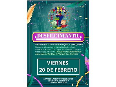 CARNAVAL 2026: DESFILE INFANTIL