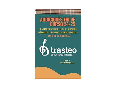 AUDICIONES FIN DE CURSO: Escuela de Música 