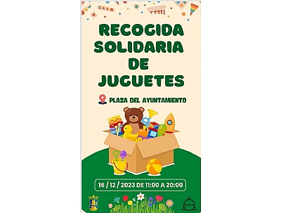 NAVIDAD 2023: RECOGIDA SOLIDARIA DE JUGUETES