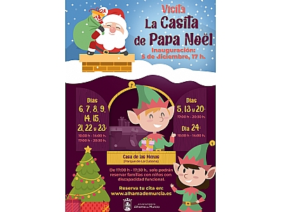 NAVIDAD 2024: VISITA LA CASITA DE PAPA NOEL