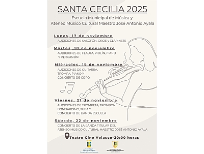 SANTA CECILIA 2025: AUDICIONES Y CONCIERTO DE CORO SANTA CECILIA 2025: AUDICIONES Y CONCIERTO DE CORO
