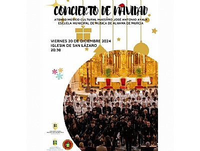 NAVIDAD 2024: CONCIERTO DE NAVIDAD DE LA BANDA TITULAR ATENEO MÚSICO CULTURAL 