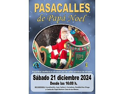 NAVIDAD 2024: PASACALLES DE PAPÁ NOEL