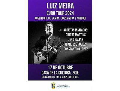 Imagen de CONCIERTO DE LUIZ MEIRA. EURO TOUR 2024.