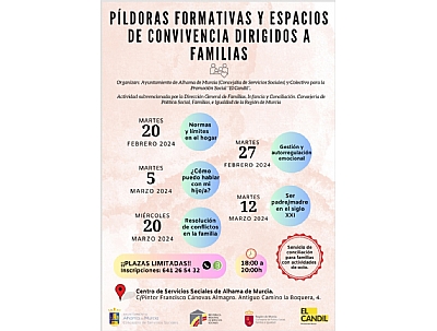 PÍLDORAS FORMATIVAS Y ESPACIOS DE CONVIVENCIA DIRIGIDOS A FAMILIAS: SER PADRE/MADRE EN EL SIGLO XXI