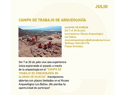CAMPO DE TRABAJO DE ARQUEOLOGÍA CAMPO DE TRABAJO DE ARQUEOLOGÍA