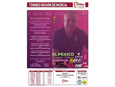 TORNEO DE PÁDEL IV MEMORIAL “CANI”	