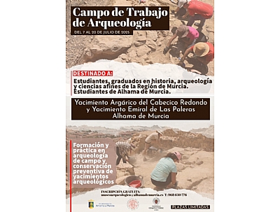 CAMPO DE TRABAJO DE ARQUEOLOGÍA. CAMPO DE TRABAJO DE ARQUEOLOGÍA.