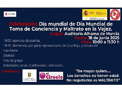 Celebración DÍA MUNIDAL DE TOMA DE CONCIENCIA Y MALTRATO EN LA VEJEZ Celebración DÍA MUNIDAL DE TOMA DE CONCIENCIA Y MALTRATO EN LA VEJEZ