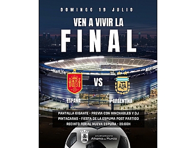 Imagen de DISFRUTA DEL PARTIDO ESPAÑA-ARGENTINA EN EL RECINTO FERIAL NUEVA ESPUÑA