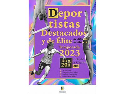 Imagen de GALA DEL DEPORTE: Deportistas destacados y de élite de Alhama de Murcia